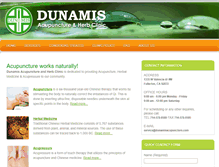 Tablet Screenshot of dunamisacupuncture.com